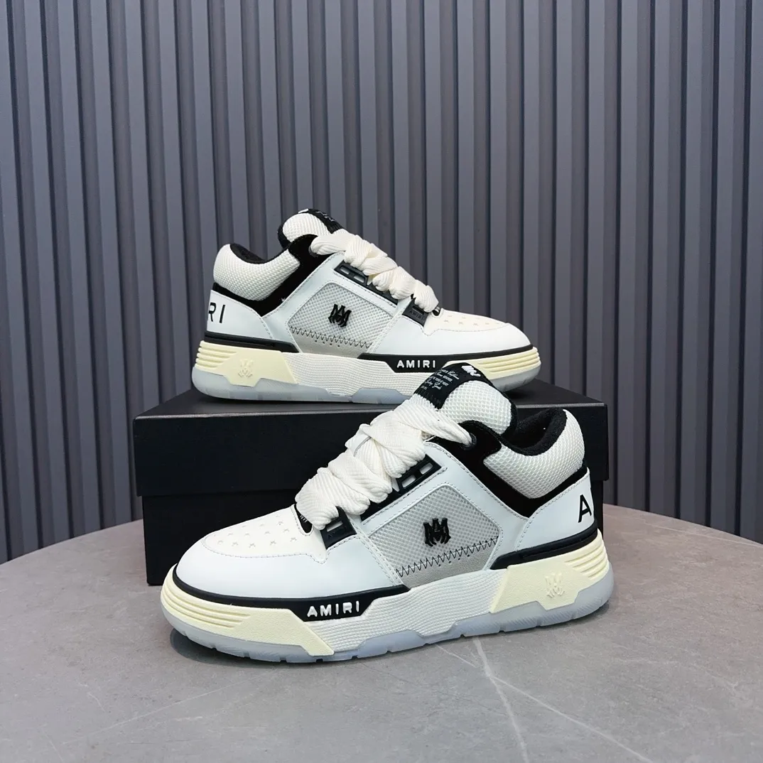 Men's shoes 💰660💰 AMIRI AMIRI trendy brand hot sale 🔥 Available all year round, couples 💑 Official website synchronization Imported fabrics 1⃣️ vs 1⃣️ replica, original factory special original sole, 35-45 (45. non-refundable)